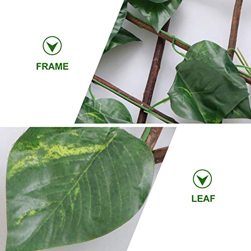 NICEXMAS Hera Artificial Privacidade Cerca Painéis de Tela Cerca Treliça Decorativa Topiaria Planta