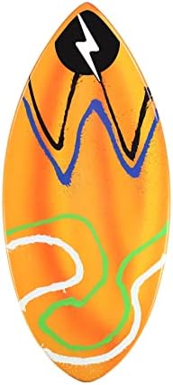 Zap Skimboards - Classic Series Wedge Medium Skimboard 45" (1/2" Thick) - Assorted Colors - Continuous Core with E-Glass Wrap, Polyester Resin, and TuffCoat Gloss Finish