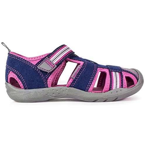 Pediped Sahara Flex Water Sandal (Toddler/Little Kid),Navy/Pink,26 Eu (9-9.5 M Us Toddler) #TOP6