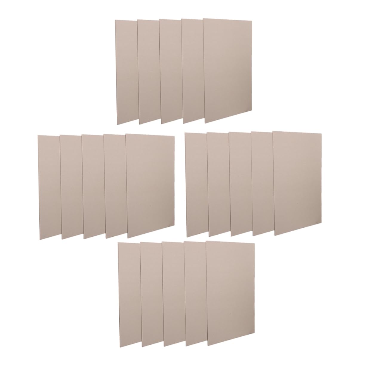 Cartone Bifacciale Marrone per Origami e Pittura Fai da 20 Fogli