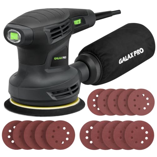 GALAX PRO Lijadora Orbital, 6000-13000 RPM Lijadora Rotorbital 280W