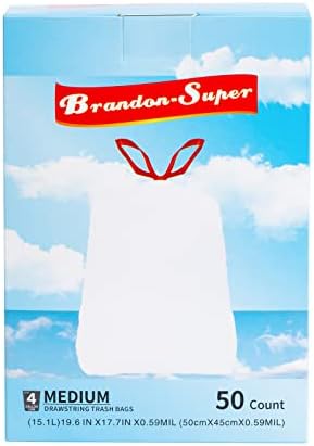 Drawstring Trash Bags,...