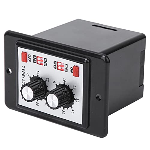 Twin Timer Relay, On Off Knob Control Time Switch Short Period Repeat Cycle Intermittent Timer Interval Timer(DC12V) - Image 4