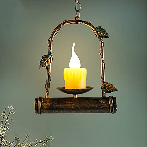 Lustre fer forgé méditerranéen pour illuminer chaleureusement votre chambre
