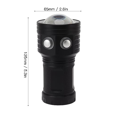 Sonew Hochleistungs-Tauchvideoleuchte 10000 lm IPX8 wasserdichte Unterwasser-Taschenlampe mit rotem und blauem Fülllicht, 100 m professionelles Tauchen fürs Leben