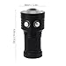 KJAOYU Professional Diving Flashlight 10000LM with Red and Blue Marine Light, Waterproof & Shockproof