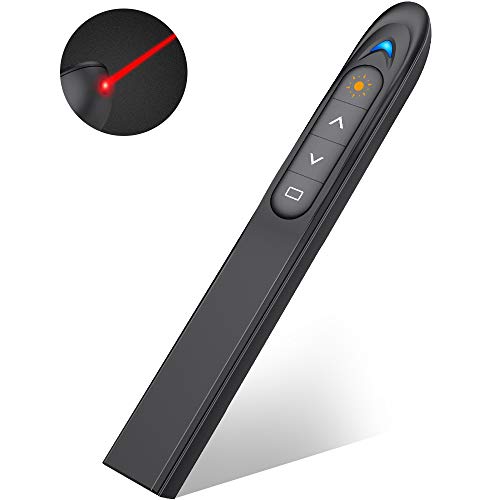 DinoFire Wireless Presenter, 2.4GHz USB Presentation Control PowerPoint