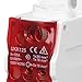 Atyhao Din Rail Distribution Box, Red, Screw Terminal, Screw Connector, Brass, PA66 Flame Retardant, 690V, 125A