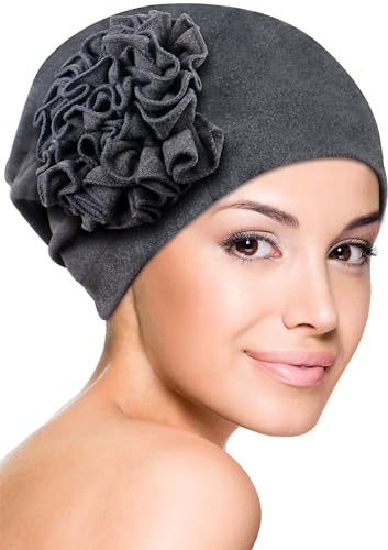 Turban chimio pour femme pour la nuit, bonnet de sommeil doux à la maison après traitement