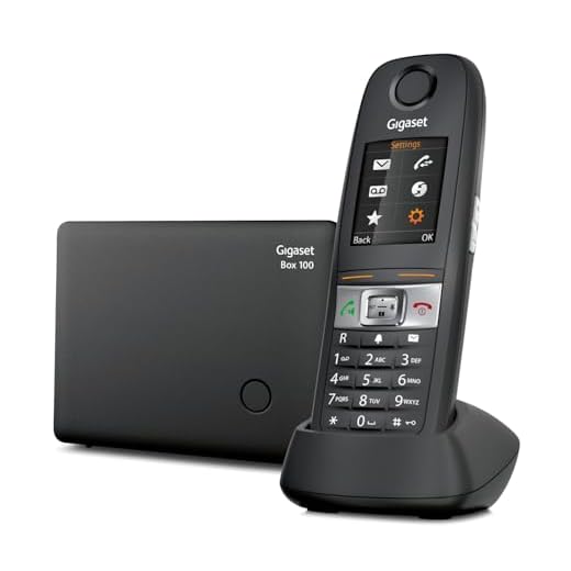 Gigaset E630 - Telefono Cordless, Resistente ad Urti, Spruzzi e Polvere, Vibrazione, funzione torcia, Nero [Versione Italiana]