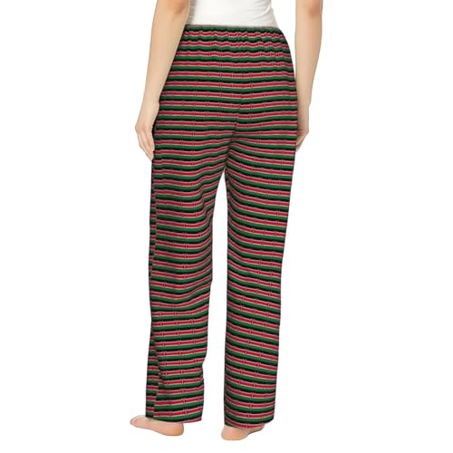 Pantalones de pijama para mujer de Kenia ropa de dormir suave de invierno 4