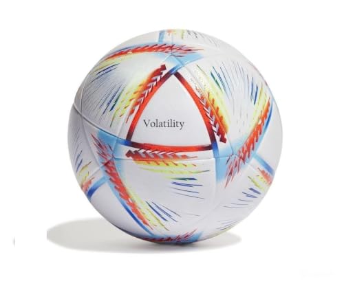 Image of World Cup 2022 Hand Stitched Football Size 5 (White and Blue 2022)