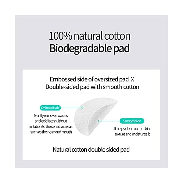 Faircell 180 Facial Deep Cleansing Pads (15Count) - Resurfacing, Moisturizing, Makeup Remover Portable and Large Size