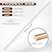 PATIKIL 3Pcs 99.99% Pure Copper Round Rod, 1.9mm / 0.07