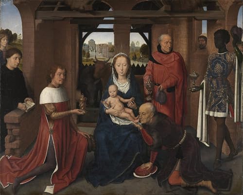 Affiche artistique Jan Floreins par Hans Memling tableau salon