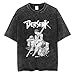 Y2K Tops Men's 90s Vintage Berserk Anime Graphic Shirts Summer Casual Tee Streetwear Harajuku Top Tshirt (L,XXL,XX-Large)