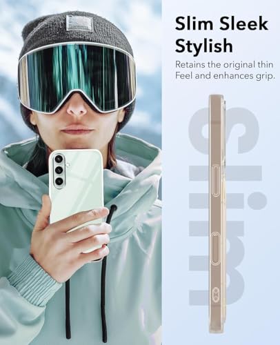 Image of DIZORO Compatible with Samsung Galaxy S23 fe 5G Back Cover Case Clear,[ Anti Yellow ][Military Grade Protection] Hard PC Back Cover Transparent