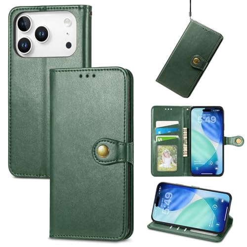 Étui iPhone 17 vert antichoc pour éviter les bris d'écran
