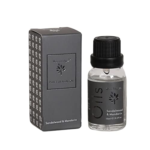 Woolbridge Sandalwood & Mandarin Essential Tealight Oil 15ml, 15 ml (Pack of 1)