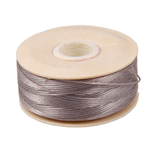 Nymo Nylon Beading Thread Size D for Delica Beads, 64 yd/58m, Grey