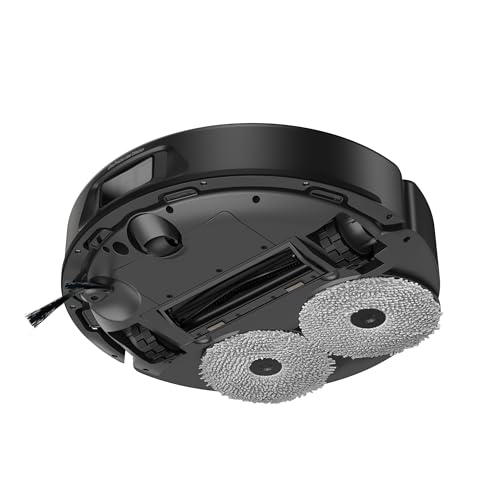Miniatura 5 de Tapo Robot Aspirador RV50 Pro Omni – 15.000 Pa, Navegación Láser Dual, Autovaciado, Cepillos Antienredo para Mascotas, Limpieza de Bordes, Estación Todo-en-Uno con Depósito de Agua 5L (Negro Oscuro)