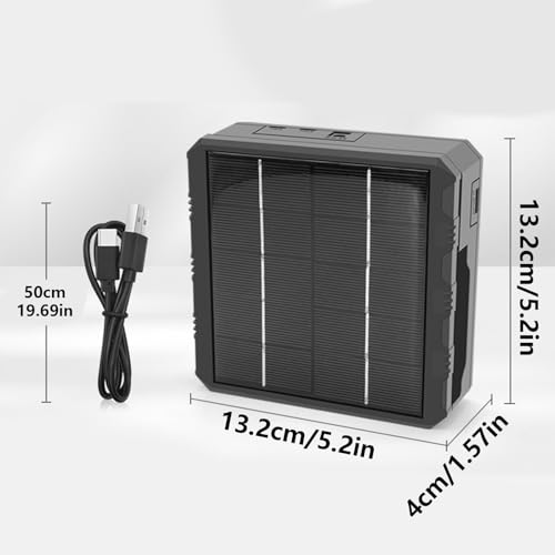 Image of USB C Solar Battery Charging Adapter 4 Slot Case Battery Charging Case for 26650 /21700 /18650 /18500 /16340 Type C Interface 4-Slot Outdoor Charger