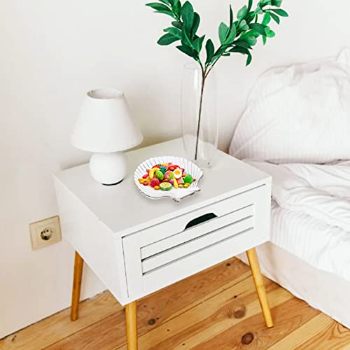 Cabilock Glass Decorative Plates Dessert Plates Shell Plates Glass Serving Plates Food Serving Trays Appetizer Or Salad Plate Dinner Plates Glass Kitchen Nautical Dinnerware #TOP1