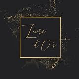 Livre d’Or noir et doré: Mariage, Anniversaire, EVJF, Noces, Baby shower, Pacs, Fête, Baptême, Départ retraite | 100 pages à remplir | Format carré | Pages vierges |