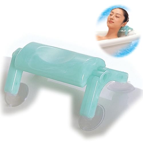 Fujiwa Sangyo Bath Pillow, Bath Pillow, New Acupressure & Relax, 2-Way Neck Easy, Easy to Extra Pillow, with Suction Cup
