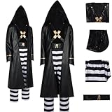 Misiedoi Risotto Nero Cosplay Costume Full Set Suit Outfit Uniform