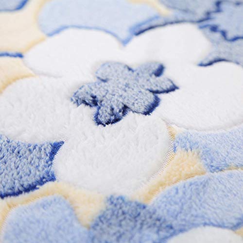 yiguanguan 3 Stück rutschfest Ständer Badematten Set Badvorleger Duschmatte Badgarnitur Duschvorleger Weiches Teppich WC Vorleger (Rot, OneSize) – Bild 7