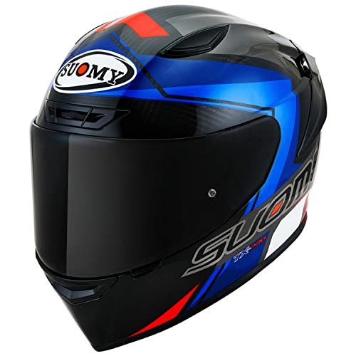 Suomy TX-Pro Carbon Glam Motorcycle Helmet Blue LG