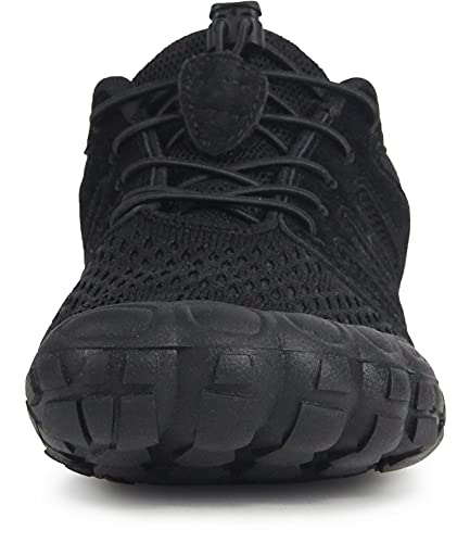 Oranginer Women\'s Flexible Barefoot Hiking Shoes Minimalist Cross Training Shoes for Women Gym Wide Toe Box Five Finger Workout Shoes for Ladies Barefoot Footwear Black Size 8 - Thumbnail 5
