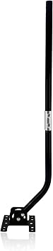 Antenna Mast Pole, Adjustable TV Antenna Mounting Pole with Weatherproof Mount Bracket, Ideal for Outdoor Antenna, Satellite Dish, Weather Station Installation