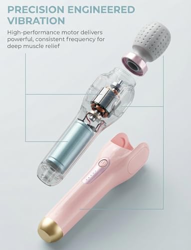 Baguette de Massage à Main Rechargeable, Appareil de Massage Vibrant Électrique, pour le Cou, le Dos, les Jambes – Anti-Cellulite, Drainage Lymphatique et Récupération Musculaire – vue 4