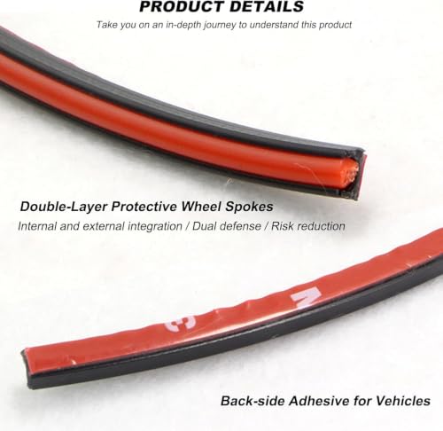 Protector de llantas para BYD Dolphin 2025 de caucho TPE 6