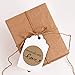 Homemade Love with Stickers - 1.4 inch Kraft Paper Labels, 500 Pack.