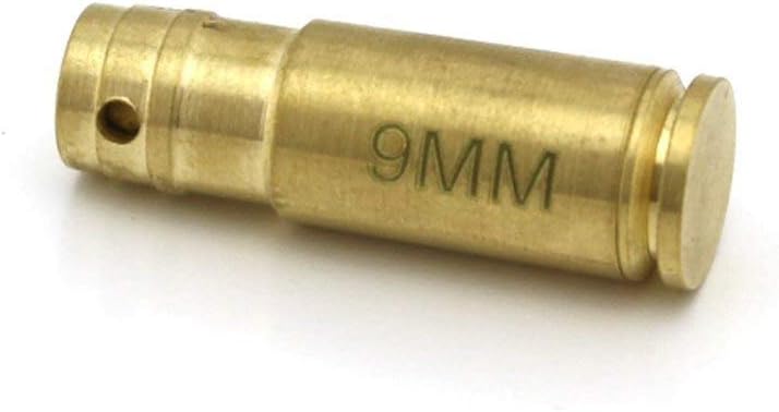 Red Dot 9mm 9 mm Laser Bore Sighter Boresight Hunting Tool 9 mm Cartridge Bore Sight Red Laser boresighter