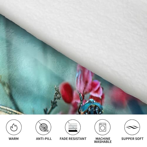 Couverture à capuche libellule pour vos soirées télé cocooning au chaud - 6