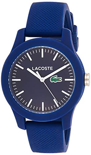 Lacoste Women's 'Ladies 12.12' Quartz Resin and Silicone Watch, Color:Blue (Model: 2000955)