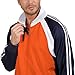Sun Lorence Men's Athletic Running Tracksuit Set Casual Full Zip Jogging Sweat Suit (Medium, Orange)