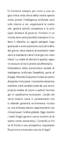 L'onda Che Verrà. Intelligenza Artificiale E Potere Nel Xxi Secolo - 4