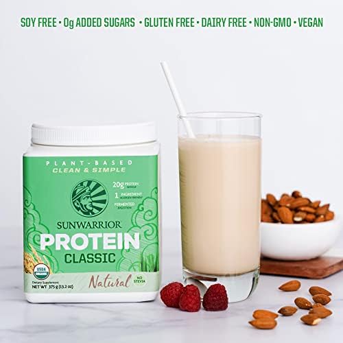 Brown Rice Protein Powder with Bcaa & Amino Acids Raw Rice Protein