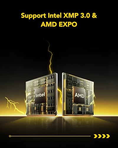 THOR Z Series RGB RAM DDR5 32GB Kit (2x16GB) 6000 MHz CL36, Desktop PC UDIMM DRAM 288-Pin, Memoria Computer da gioco DDR5 ad alte Prestazioni Supporto Intel XMP 3.0/AMD EXPO, 1.4V - RAM - Immagine 6