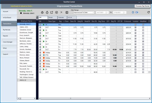 Timepilot Extreme Blue Enhanced Portable Time Clock System #TOP6