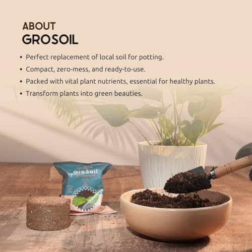 Image of Nurturing Green GroSoil - All in One Potting Mix (Set of 10, Makes 5kg)