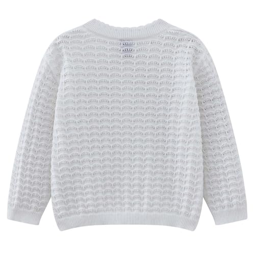 Girls Long Sleeve Cardigan Lightweight Thin Casual Cardigan Kids Button Front Comfortable Knitted Sweater2