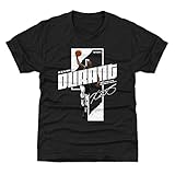 500 LEVEL Kevin Durant Youth Shirt (Kids Shirt, 10-12Y Large, Tri Black) - Kevin Durant Stretch WHT