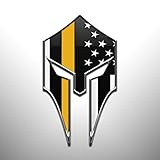JMM Industries Thin Gold Line Vinyl Decal Sticker Firefighter Law Enforcement Military Support...