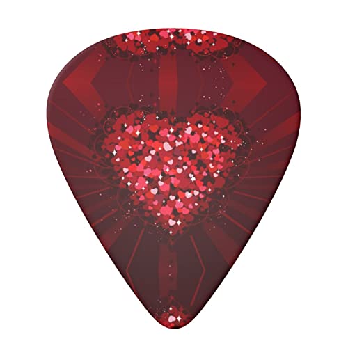 Happy Valentine’S Day Lot de 6 médiators pour guitare acoustique, guitare électrique, basse, ukulélé – fins, moyens et… - Les Beatles, Paul McCartney, John Lennon, RIngo Starr, George Harrison Happy Valentine'S Day Lot de 6 médiators pour guitare acoustique, guitare électrique, basse, ukulélé – fins, moyens et… – Image 4